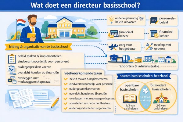 Alles over het beroep directeur basisschool Wat doet een directeur basisschool